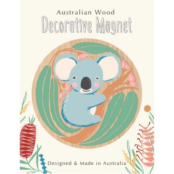 Wooden Magnet | Cute Koala